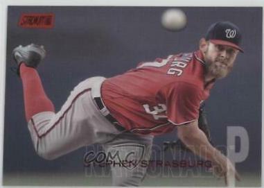 Stephen Strasburg [Red Foil] #20 Baseball Cards 2018 Stadium Club