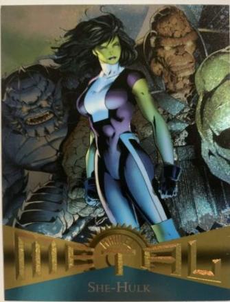 She-Hulk #28 Marvel 2013 Fleer Retro Metal