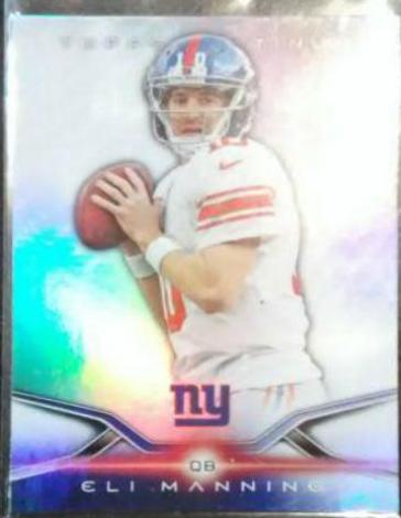 Eli Manning #2 Football Cards 2014 Topps Platinum