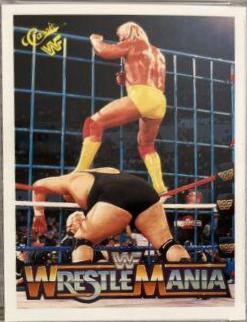 Hulk Hogan, King Kong Bundy #14 Wrestling Cards 1990 Classic WWF The History of Wrestlemania