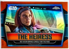 Bo-Katan Rescues The Mandalorian [Rebel Orange Refractor] #TH-6 Star Wars 2024 Topps Chrome The Heiress Prices