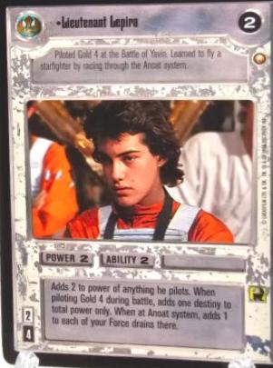 Lieutenant Lepira [Limited] Star Wars CCG Special Edition