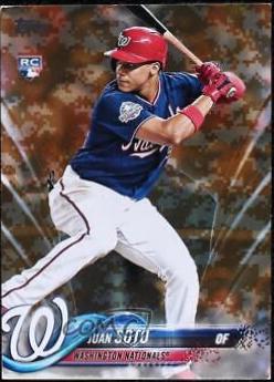 Juan Soto [Batting Camo] #US300 Baseball Cards 2018 Topps Update