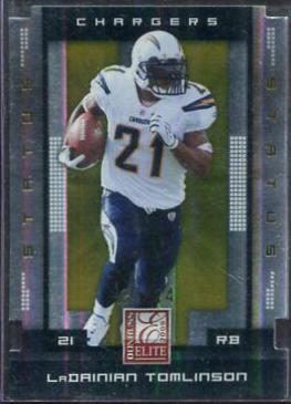 LaDainian Tomlinson [Status Gold] #81 Football Cards 2008 Panini Donruss Elite