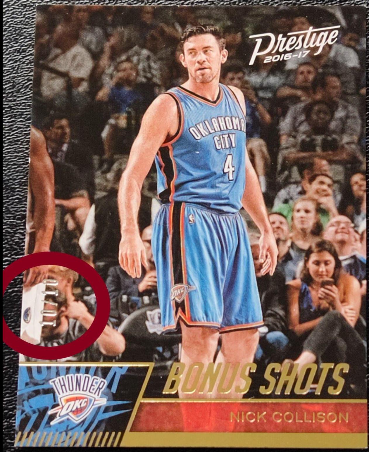 Nick Collison [Gold Bonus Shots] #6 Basketball Cards 2016 Panini Prestige