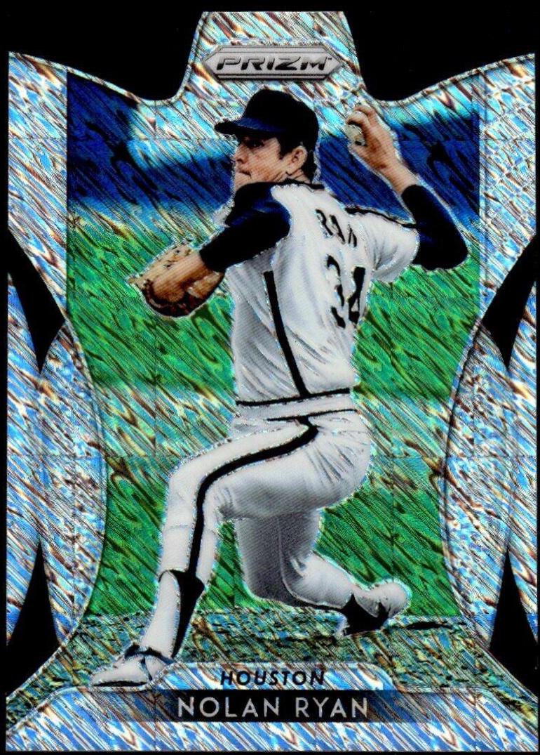 Nolan Ryan [Shimmer Prizm] #261 Baseball Cards 2019 Panini Prizm