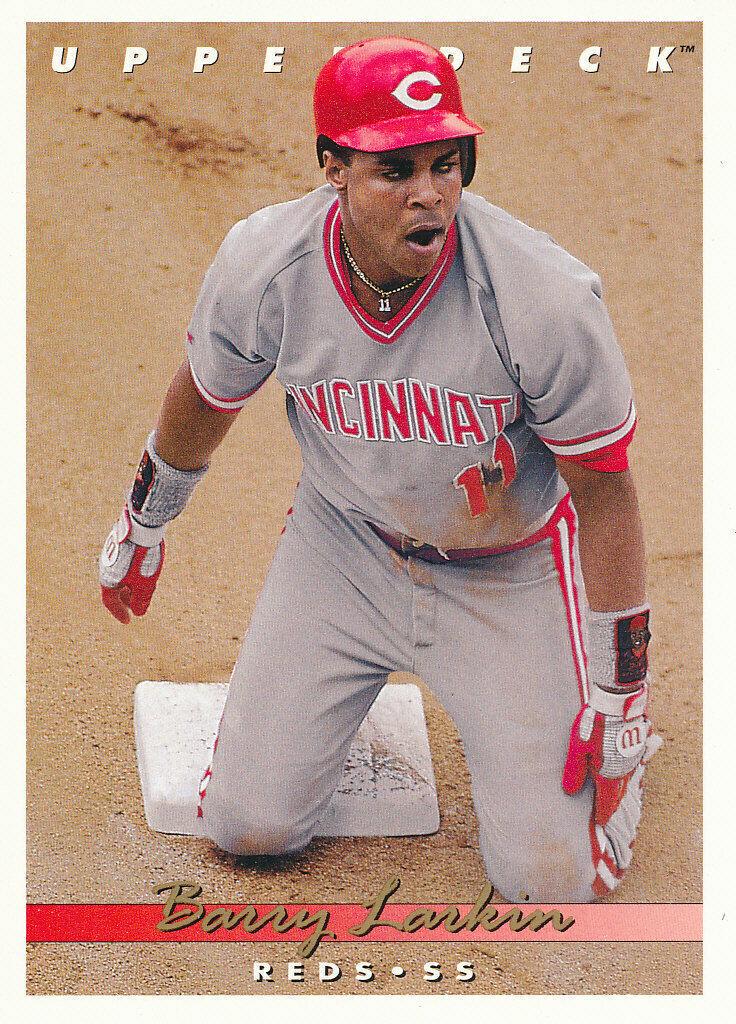 Barry Larkin #245 Baseball Cards 1993 Upper Deck