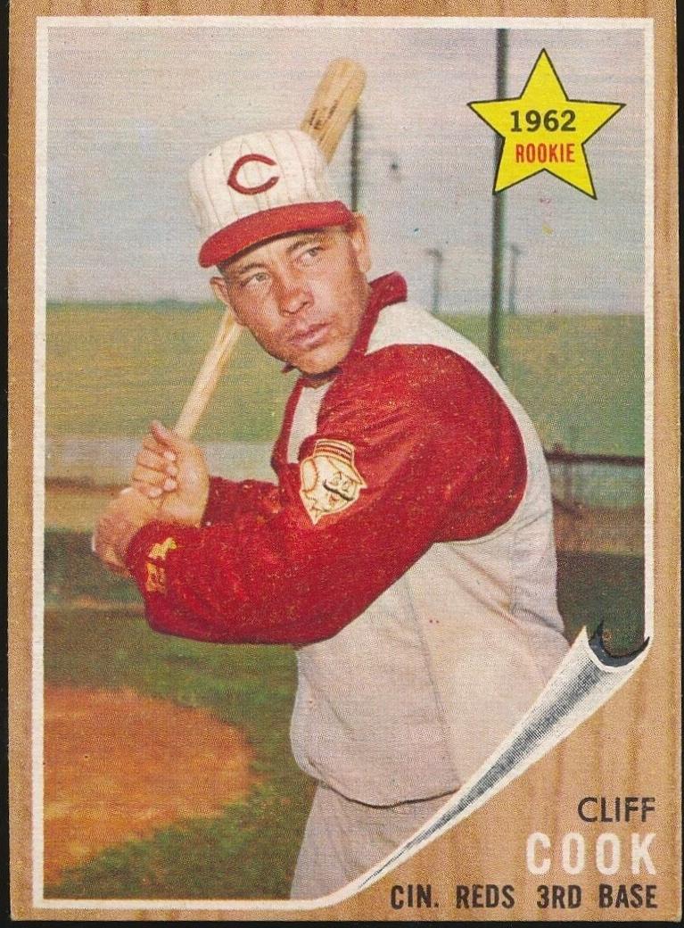 Cliff Cook #41 Baseball Cards 1962 Venezuela Topps