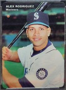 Alex Rodriguez [Mariners] #7 Baseball Cards 1995 Mother's Cookies Mariners