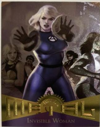 Invisible Woman #2 Marvel 2013 Fleer Retro Metal