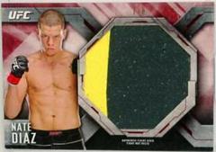 Nate Diaz [Red] #FM-ND Ufc Cards 2014 Topps UFC Knockout Fight Mat Relics Prices