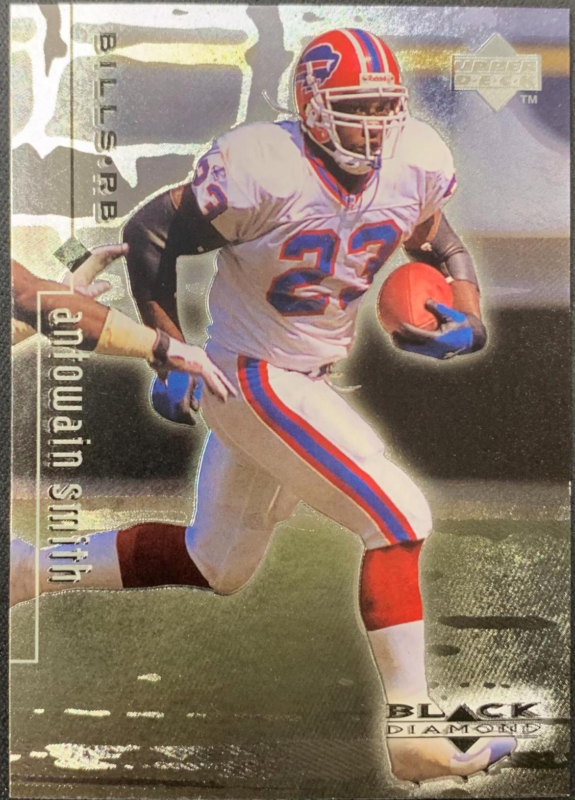 Antowain Smith [Single] #11 Football Cards 1998 Upper Deck Black Diamond Rookies