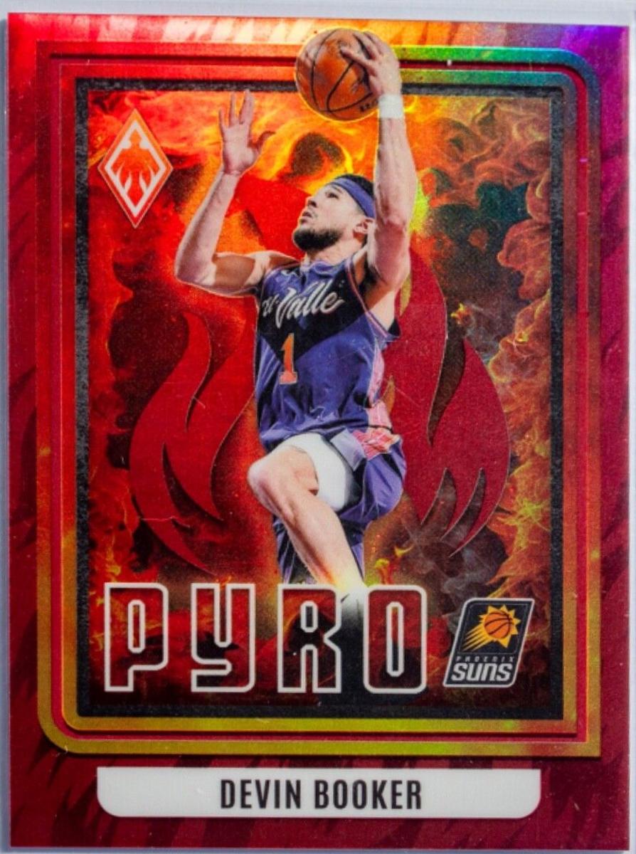 Devin Booker [Red] 15 Prices 2023 Panini Phoenix Pyro Basketball Cards