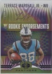 Terrace Marshall Jr. [Purple] #RE-18 Football Cards 2021 Panini Illusions Rookie Endorsements Autographs Prices