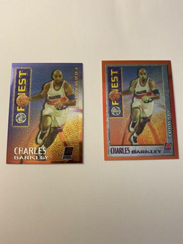 Charles Barkley [Borderless Refractor] #M6 Basketball Cards 1995 Finest Mystery