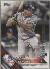 Gary Sanchez #675 Baseball Cards 2016 Topps Limited Edition Prices