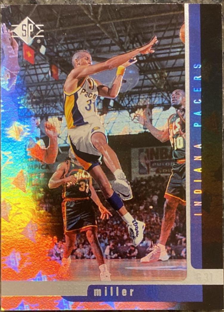 Reggie Miller #45 Basketball Cards 1996 SP