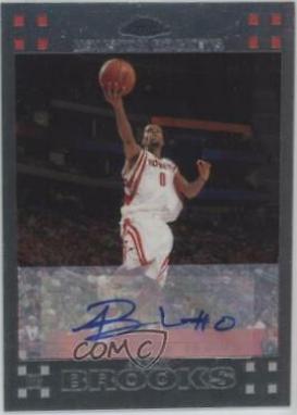 Aaron Brooks [Autograph] #157 Basketball Cards 2007 Topps Chrome