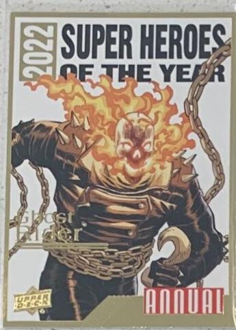 Ghost Rider #MI-2 Marvel 2022 Upper Deck Annual Super Heroes of the Year