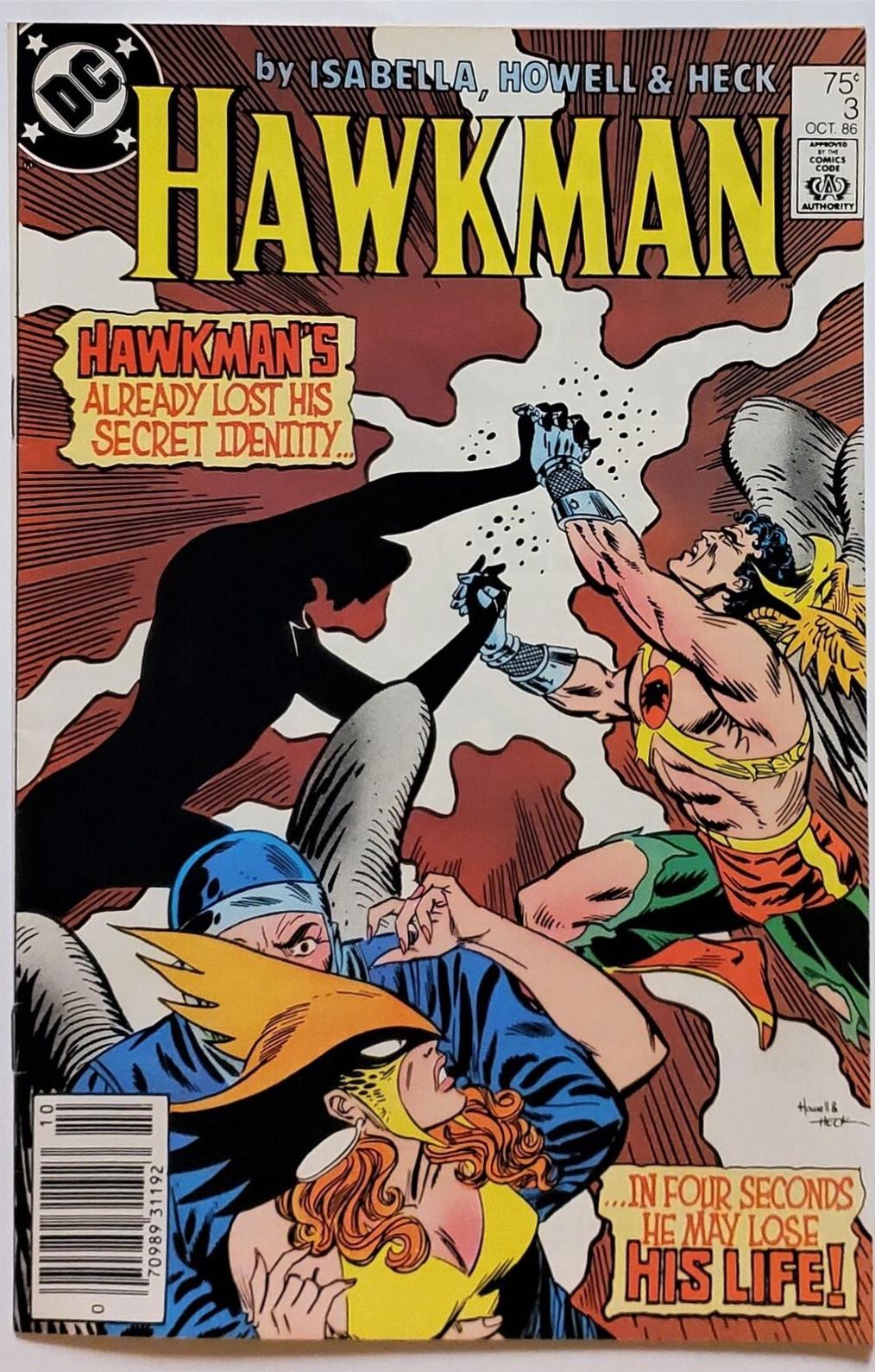 Hawkman [Newsstand] #3 (1986) Comic Books Hawkman