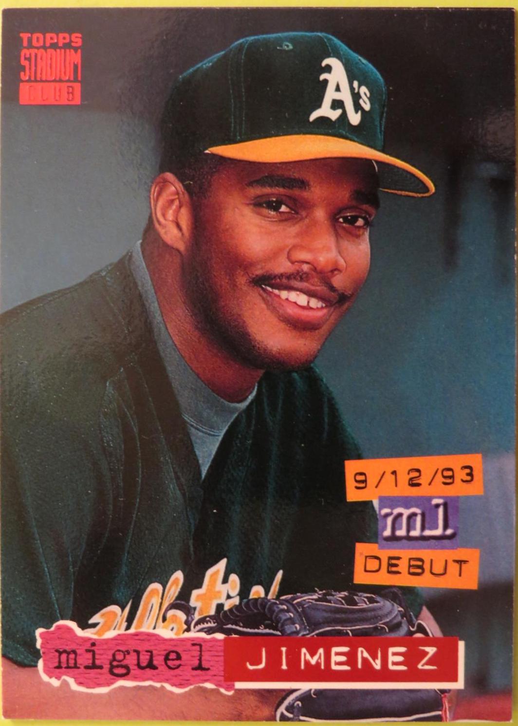 Miguel Jimenez 356 Prices 1994 Stadium Club Baseball Cards