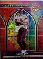 Tom Brady #GM-7 Football Cards 2022 Panini Mosaic Glass Prices