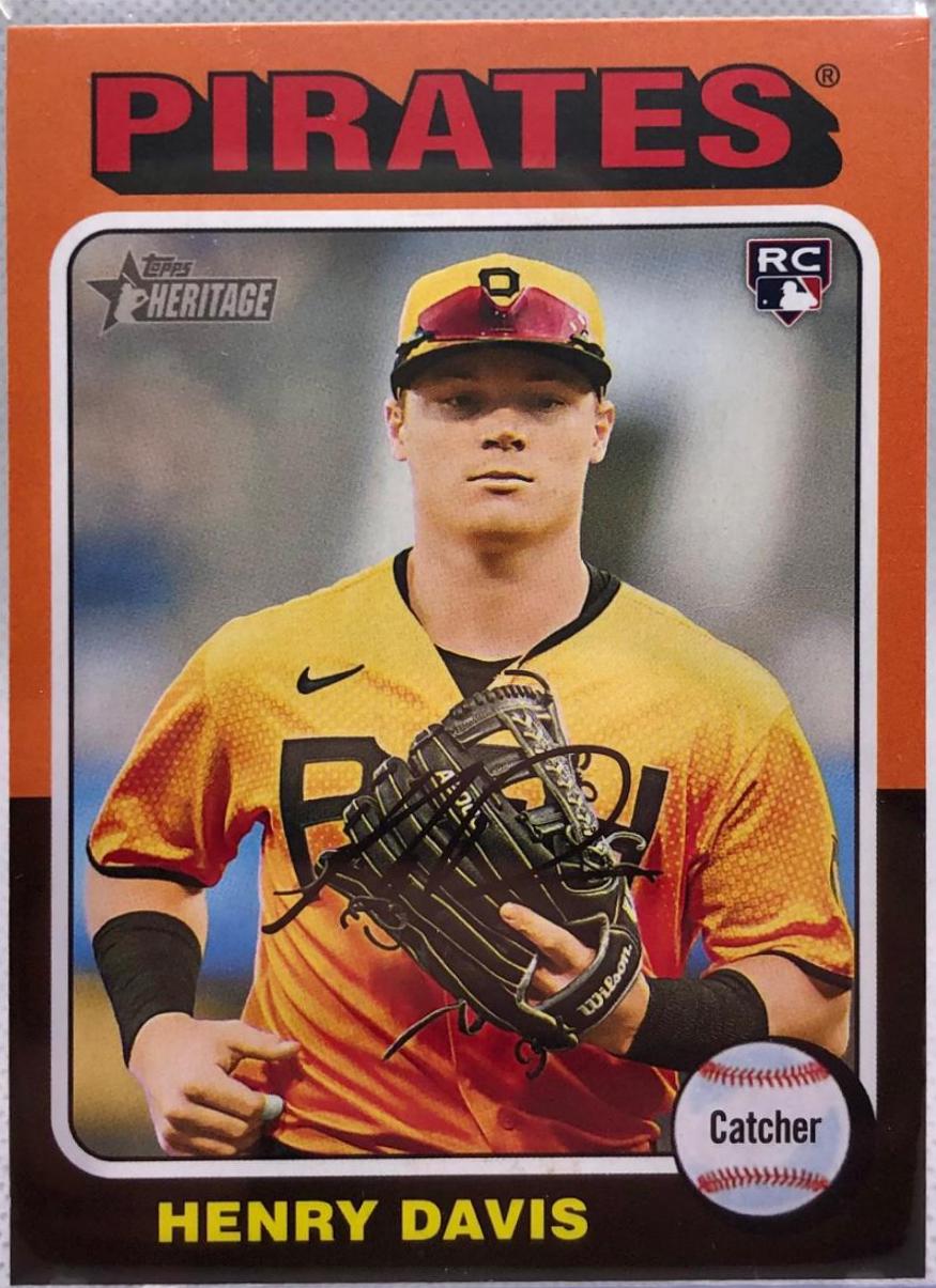 Prix de Henry Davis [Image Variation] #415 | 2024 Topps Heritage ...