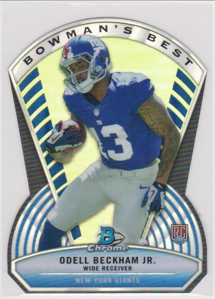 Odell Beckham Jr. #BB-OB Football Cards 2014 Bowman Chrome Bowman's Best Die-Cut