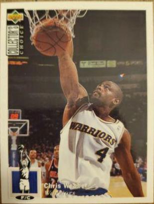 Chris Webber #4 Basketball Cards 1994 Collector's Choice