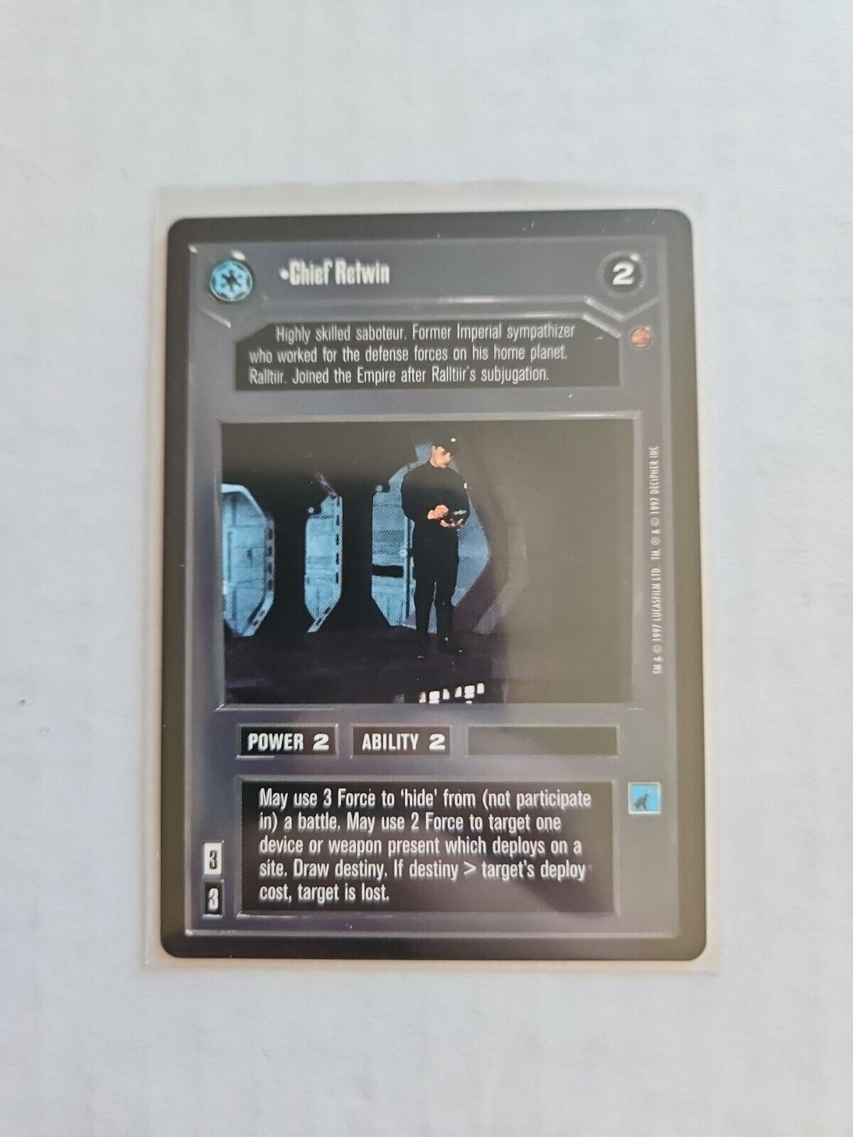 Chief Retwin [Limited] Star Wars CCG Cloud City