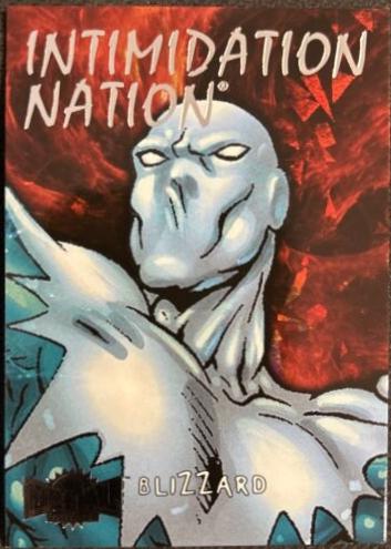 Blizzard #IN39 2024 SkyBox Metal Universe Avengers Intimidation Nation