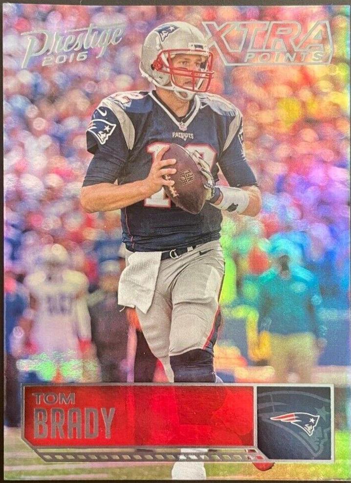 Tom Brady [Xtra Points Platinum] #116 Football Cards 2016 Panini Prestige