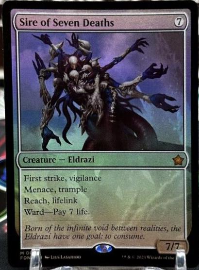 Sire of Seven Deaths [Foil] #1 Magic Foundations