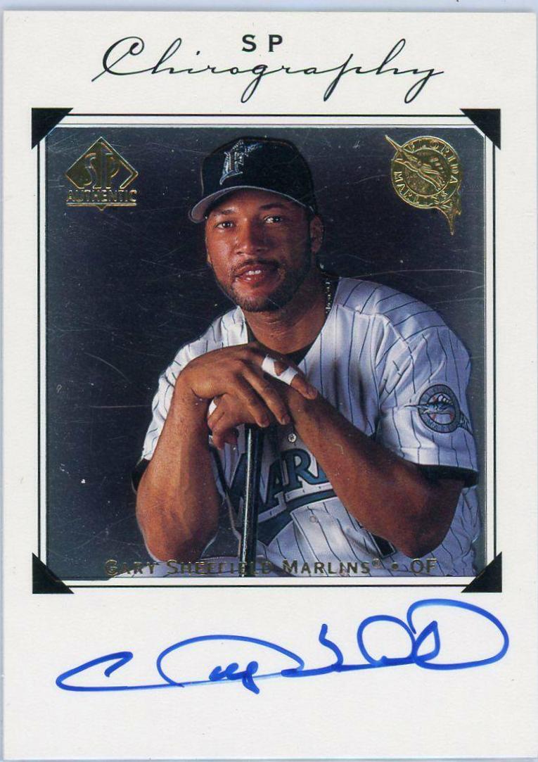 Gary Sheffield #GS Baseball Cards 1998 SP Authentic Chirography