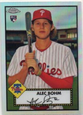 Alec Bohm [Refractor] #1 Baseball Cards 2021 Topps Chrome Platinum Anniversary