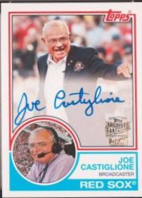 Joe Castiglione #FFA-JC Baseball Cards 2017 Topps Archives Fan Favorites Autographs