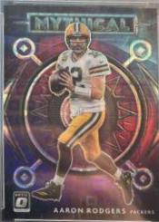 Aaron Rodgers [Black Pandora] #MY-2 Football Cards 2020 Panini Donruss Optic Mythical