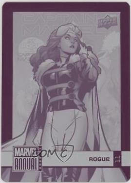 Rogue [Printing Plate] #11 Marvel 2020 Upper Deck Annual