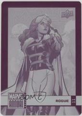 Rogue [Printing Plate] #11 Marvel 2020 Upper Deck Annual Prices