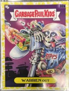 WARREN Out [Yellow] #32a Garbage Pail Kids 35th Anniversary