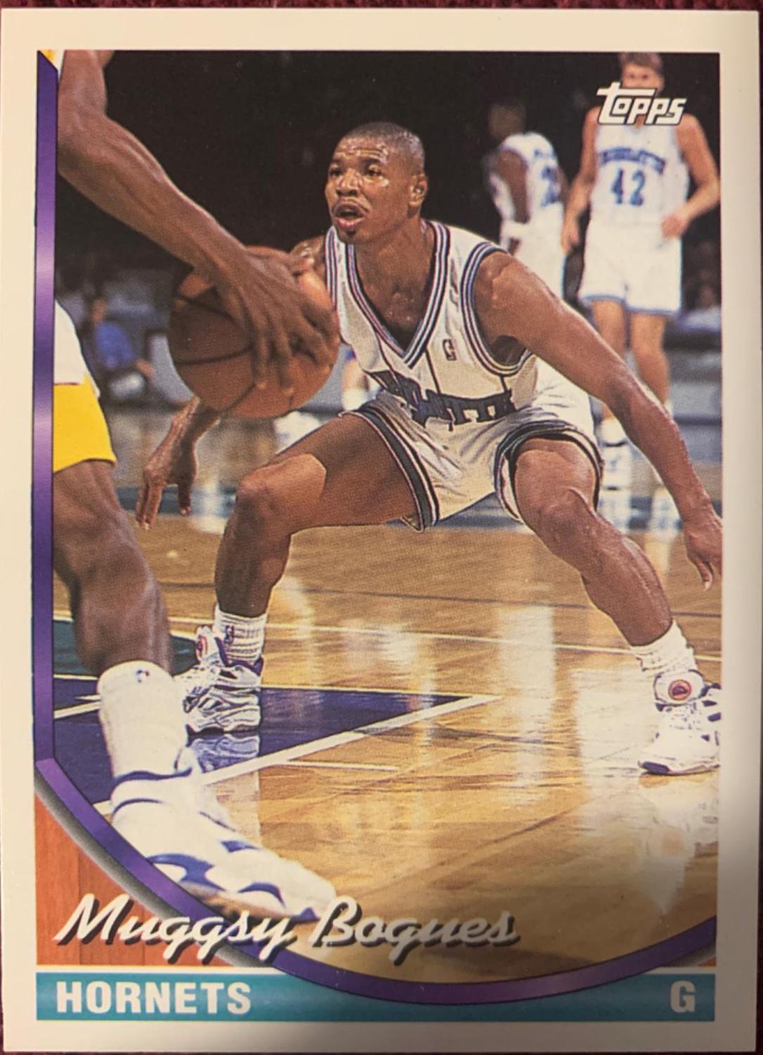 Muggsy Bogues #9 Basketball Cards 1993 Topps