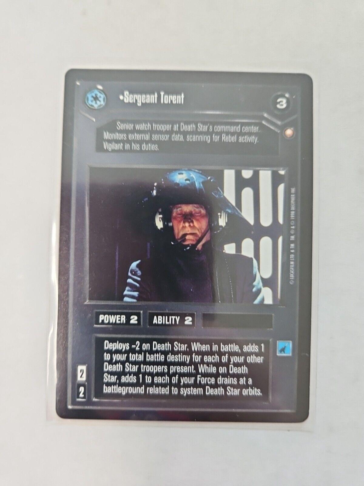 Sergeant Torent [Limited] Star Wars CCG Special Edition