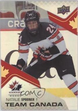 Natalie Spooner #CA-38 Hockey Cards 2022 Upper Deck Team Canada Juniors Acetates