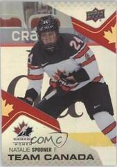 Natalie Spooner #CA-38 Hockey Cards 2022 Upper Deck Team Canada Juniors Acetates Prices