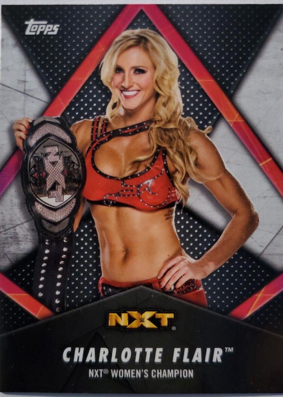 Charlotte Flair #WC-12 Wrestling Cards 2018 Topps WWE Women's Division Champion