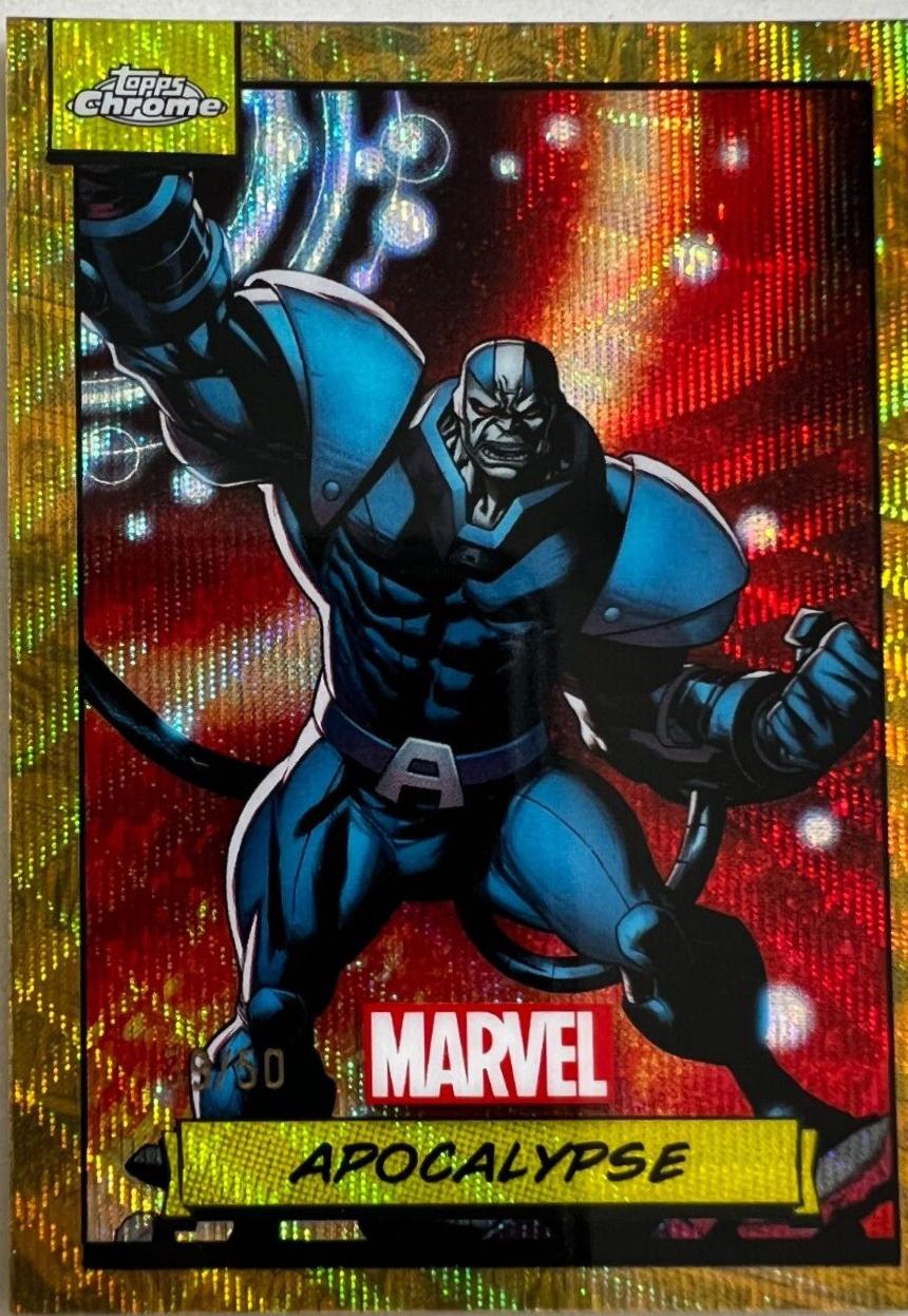 Apocalypse [Gold Wave] #102 Marvel 2024 Topps Chrome