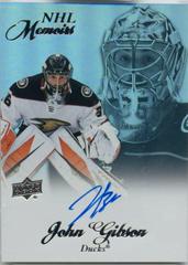 John Gibson #M-JG Hockey Cards 2020 Upper Deck Clear Cut NHL Memoirs Autographs Prices