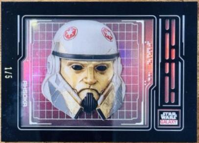 Captain Enoch Helmet  [Red Refractor] #AS-14 Star Wars 2024 Topps Chrome Galaxy Armor Shadowbox