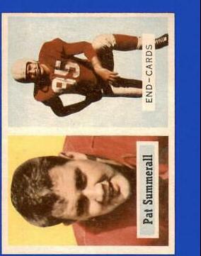 1957 Topps Pat Summerall RC Chicago Cardinals PSA orders 8