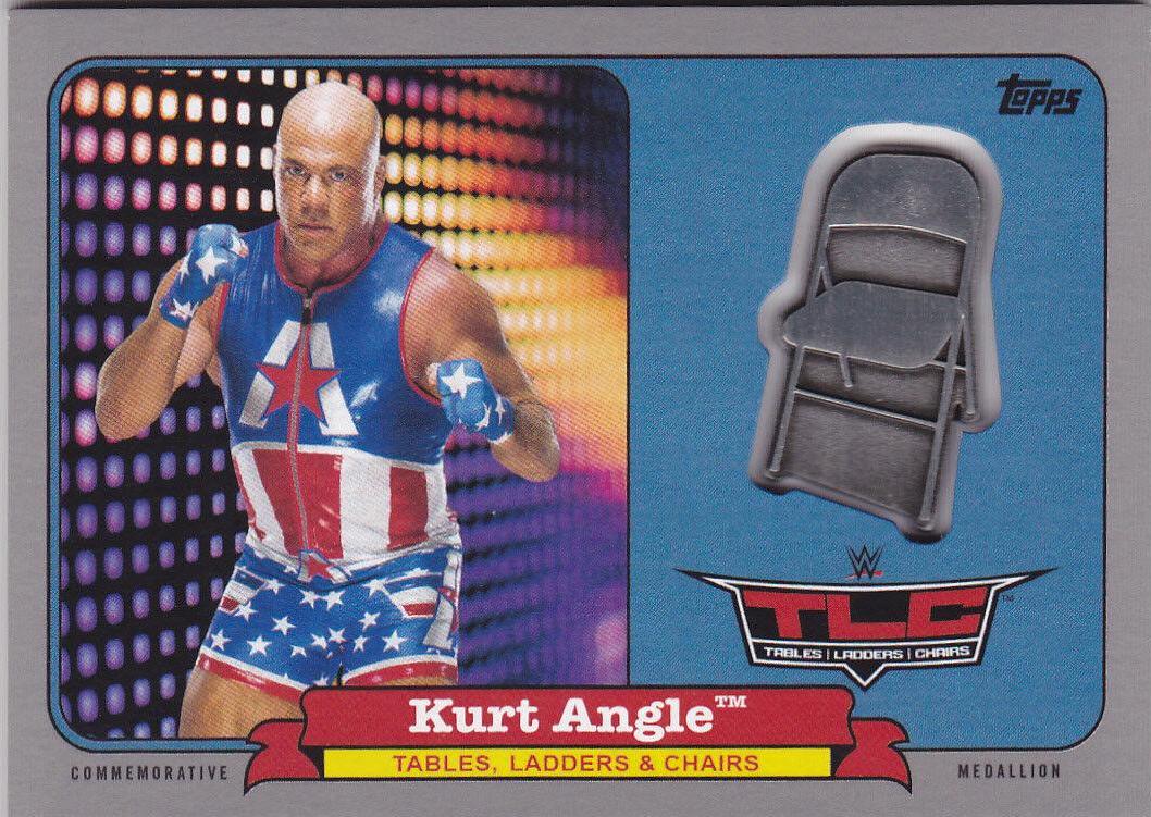 Kurt Angle [Silver] #42 Wrestling Cards 2018 Topps WWE Heritage